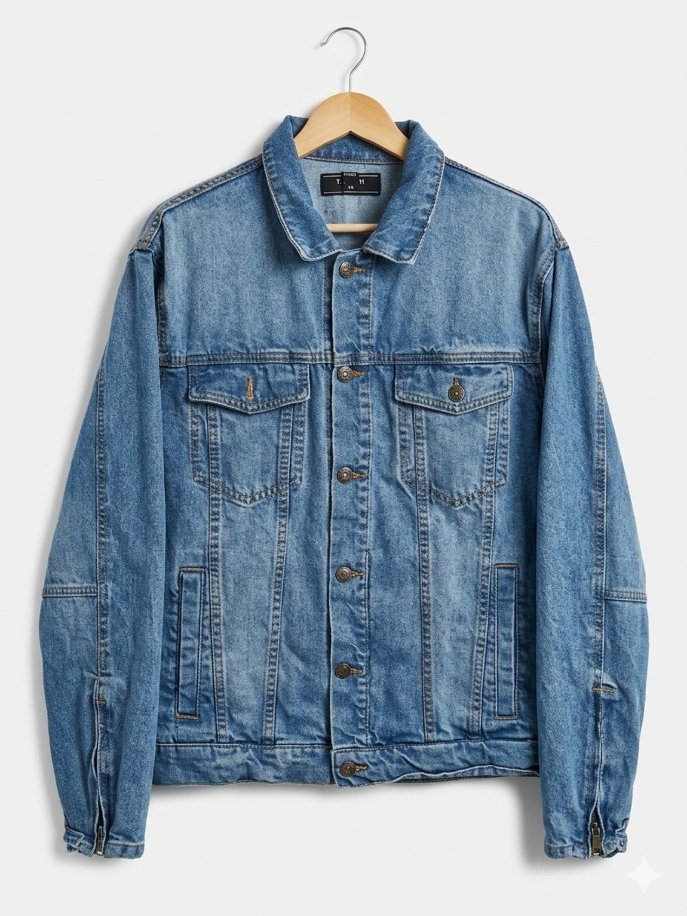 Forever 21 Light Blue Denim Jacket for Men